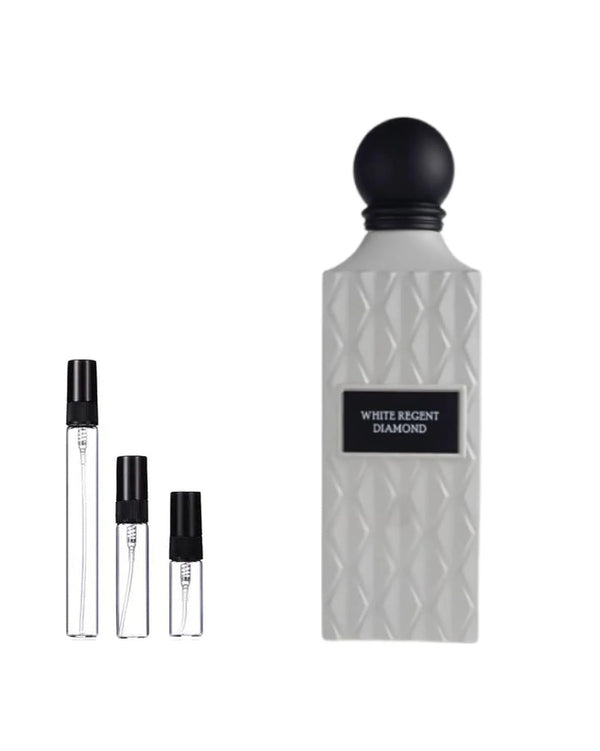 Ibraheem Al Qurashi White Regent Diamond sample – decant in a glass spray vial (2, 5 or 10 ml)