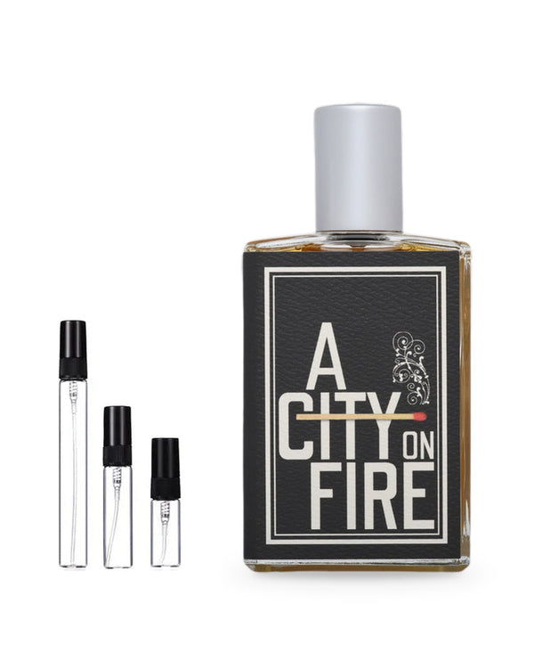 Imaginary Authors A City On Fire sample – decant in a glass spray vial (2, 5 or 10 ml)