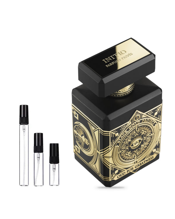Initio Parfums Privés Oud for Greatness sample – decant in a glass spray vial (2, 5 or 10 ml)