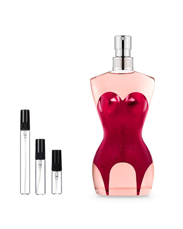 Jean Paul Gaultier Classique sample – decant in a glass spray vial (2, 5 or 10 ml)
