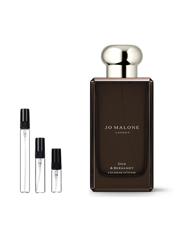 Jo Malone London Oud &amp; Bergamot Cologne Intense Sample – 2, 5 or 10 ml decant in a glass spray vial