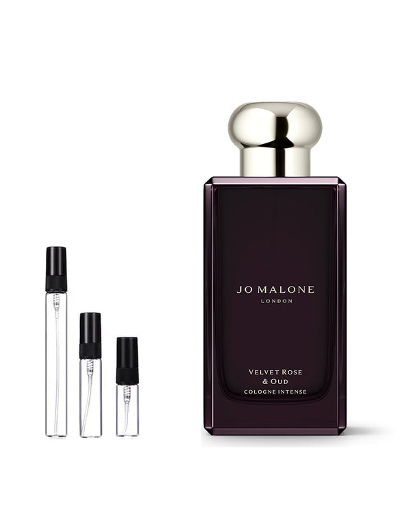 Jo Malone London Velvet Rose &amp; Oud Cologne Intense Sample – 2, 5 or 10 ml decant in a glass spray vial