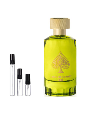 Jo Milano Paris Game of Spades Bid Extrait sample – decant in a glass spray vial (2, 5 or 10 ml)
