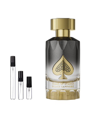 Jo Milano Paris Game of Spades Black Sapphire Extrait sample – decant in a glass spray vial (2, 5 or 10 ml)
