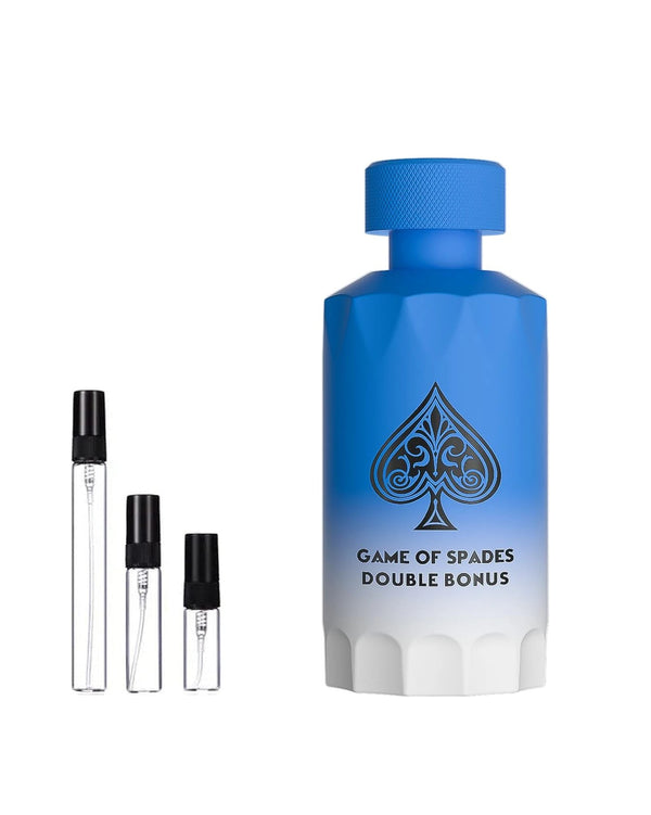 Jo Milano Paris Game of Spades Double Bonus Sample – 2, 5 or 10 ml decant in a glass spray vial