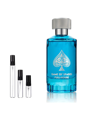 Jo Milano Paris Game of Spades Full-House Parfum Sample – 2, 5 or 10 ml decant in a glass spray vial