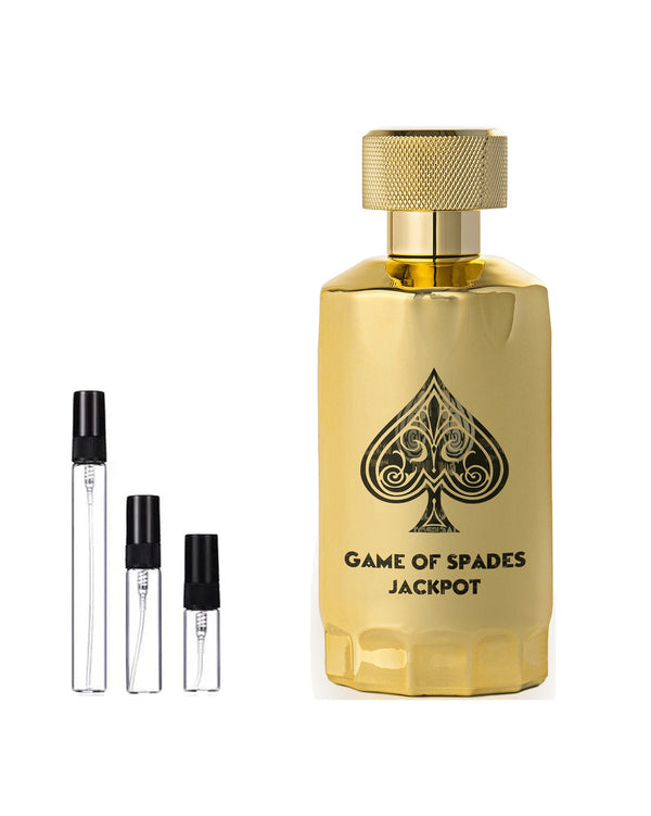 Jo Milano Paris Game of Spades Jackpot Extrait sample – decant in a glass spray vial (2, 5 or 10 ml)