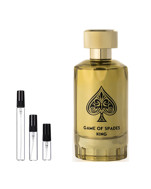 Jo Milano Paris Game of Spades King Extrait sample – decant in a glass spray vial (2, 5 or 10 ml)