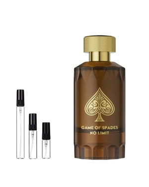 Jo Milano Paris Game of Spades No Limit Parfum Sample – 2, 5 or 10 ml decant in a glass spray vial