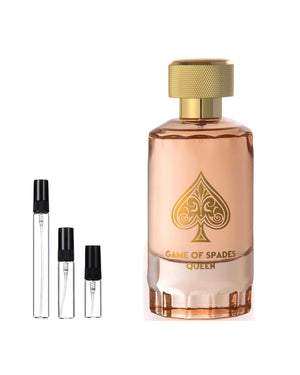 Jo Milano Paris Game of Spades Queen Extrait sample – decant in a glass spray vial (2, 5 or 10 ml)