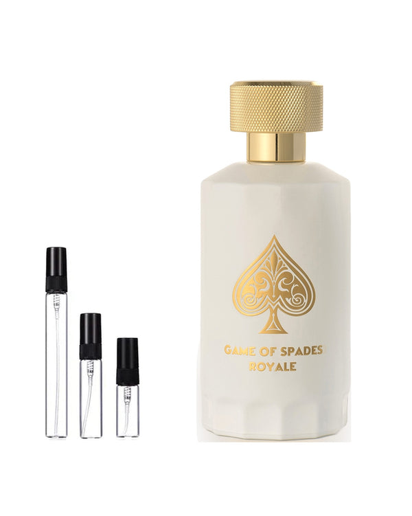 Jo Milano Paris Game of Spades Royale Extrait sample – decant in a glass spray vial (2, 5 or 10 ml)