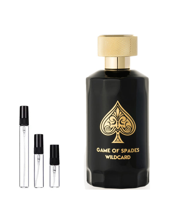 Jo Milano Paris Game of Spades Wildcard Extrait sample – decant in a glass spray vial (2, 5 or 10 ml)