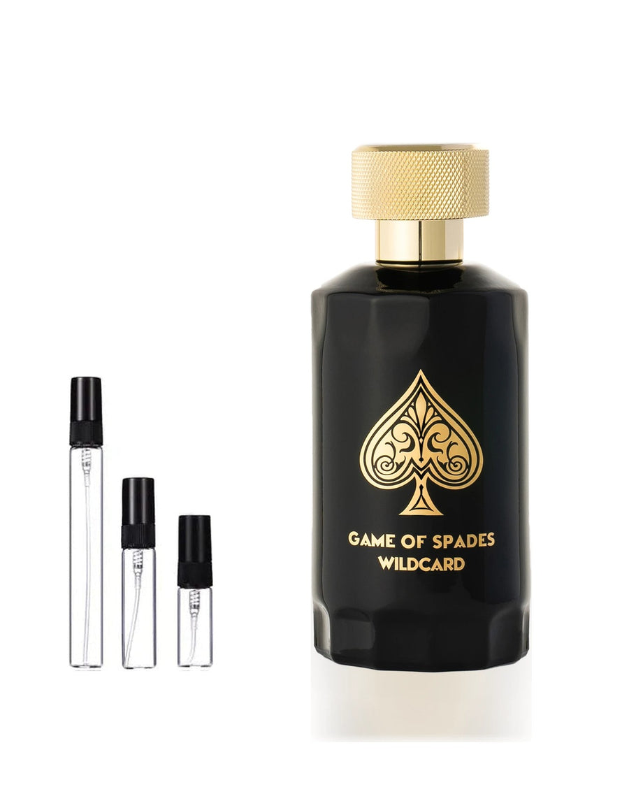 Jo Milano Paris Game of Spades Wildcard sample – decant in a glass spray vial (2, 5 or 10 ml)