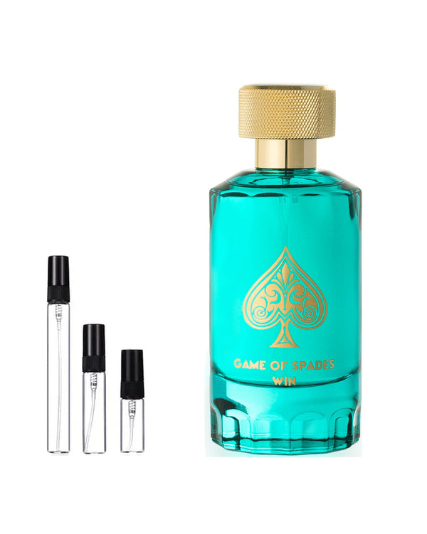 Jo Milano Paris Game of Spades Win Extrait sample – decant in a glass spray vial (2, 5 or 10 ml)