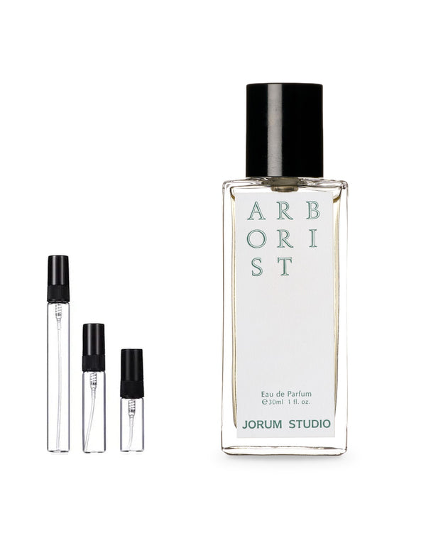 Jorum Studio Arborist sample – decant in a glass spray vial (2, 5 or 10 ml)