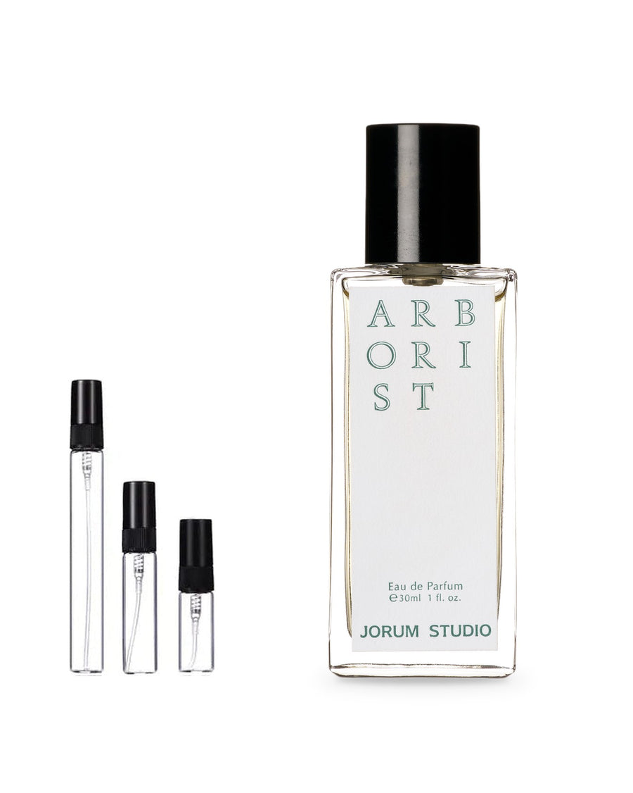 Jorum Studio Arborist sample – decant in a glass spray vial (2, 5 or 10 ml)