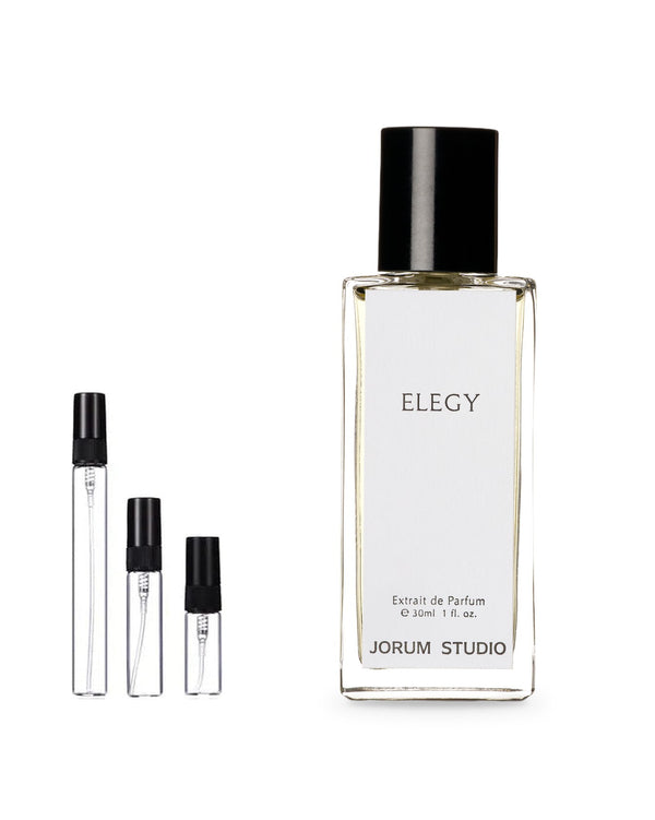 Jorum Studio Elegy sample – decant in a glass spray vial (2, 5 or 10 ml)