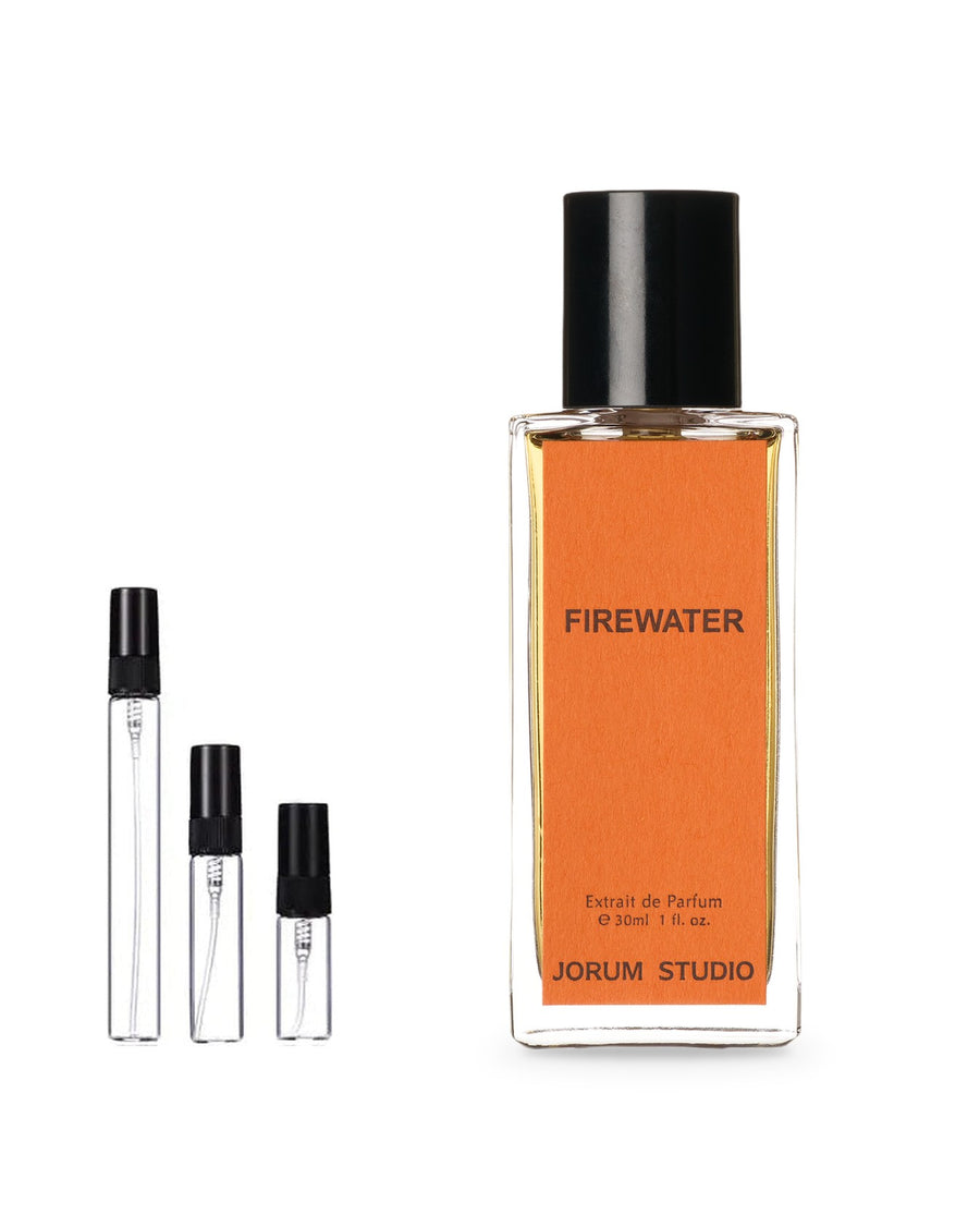 Jorum Studio Firewater sample – decant in a glass spray vial (2, 5 or 10 ml)