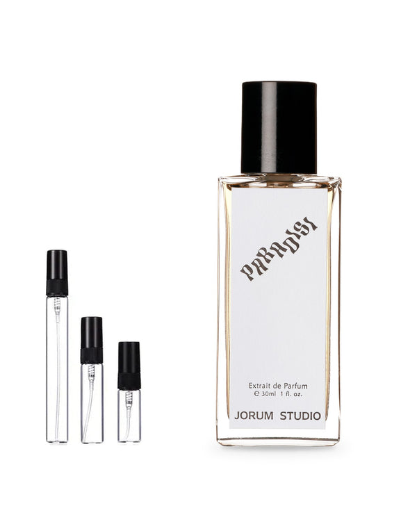 Jorum Studio Paradisi sample – decant in a glass spray vial (2, 5 or 10 ml)