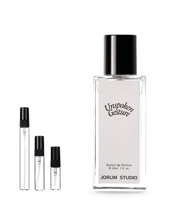 Jorum Studio Unspoken Gesture sample – decant in a glass spray vial (2, 5 or 10 ml)