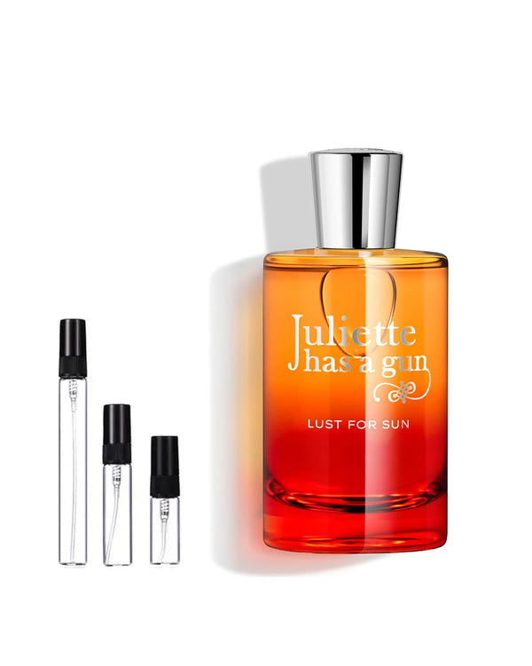 Juliette Has a Gun Lust for Sun Eau de Parfum Sample – 2, 5 or 10 ml decant in a glass spray vial