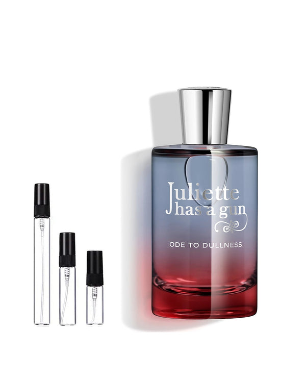 Juliette Has a Gun Ode to Dullness Eau de Parfum Sample – 2, 5 or 10 ml decant in a glass spray vial