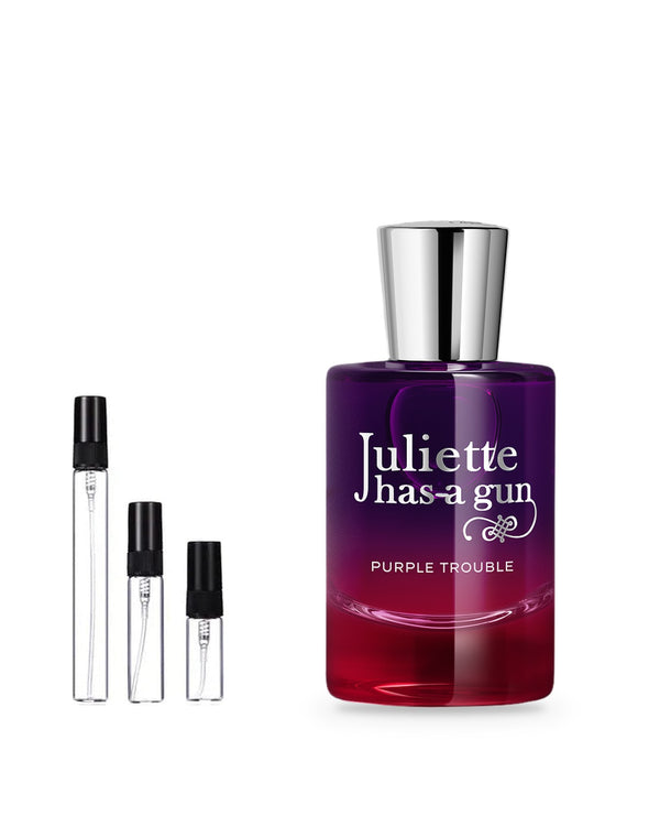 Juliette Has a Gun Purple Trouble sample – decant in a glass spray vial (2, 5 or 10 ml)