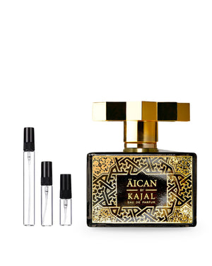 Kajal Aican sample – decant in a glass spray vial (2, 5 or 10 ml)