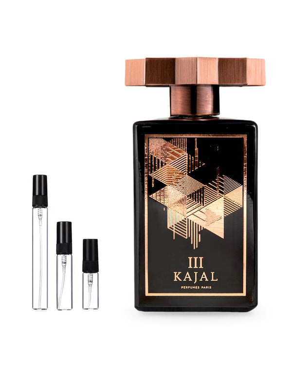 Kajal III sample – decant in a glass spray vial (2, 5 or 10 ml)