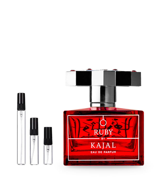 Kajal Ruby sample – decant in a glass spray vial (2, 5 or 10 ml)