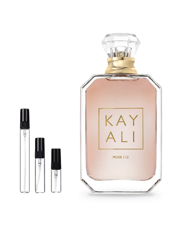 Kayali Musk 12 sample – decant in a glass spray vial (2, 5 or 10 ml)