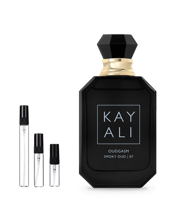 Kayali Oudgasm Smoky Oud 07 sample – decant in a glass spray vial (2, 5 or 10 ml)