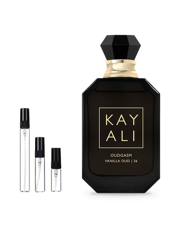 Kayali Oudgasm Vanilla Oud 36 sample – decant in a glass spray vial (2, 5 or 10 ml)
