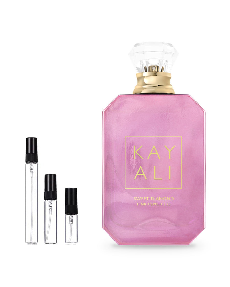 Kayali Sweet Diamond Pink Pepper 25 sample – decant in a glass spray vial (2, 5 or 10 ml)