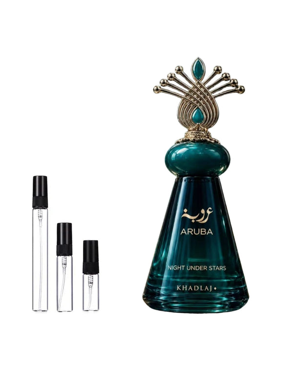 Khadlaj Aruba - Night Under The Stars sample – decant in a glass spray vial (2, 5 or 10 ml)