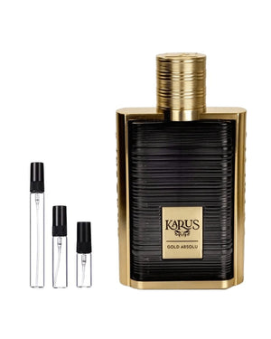 Khadlaj Karus Gold Absolu sample – decant in a glass spray vial (2, 5 or 10 ml)