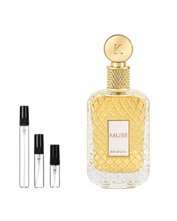 Khadlaj Muse sample – decant in a glass spray vial (2, 5 or 10 ml)