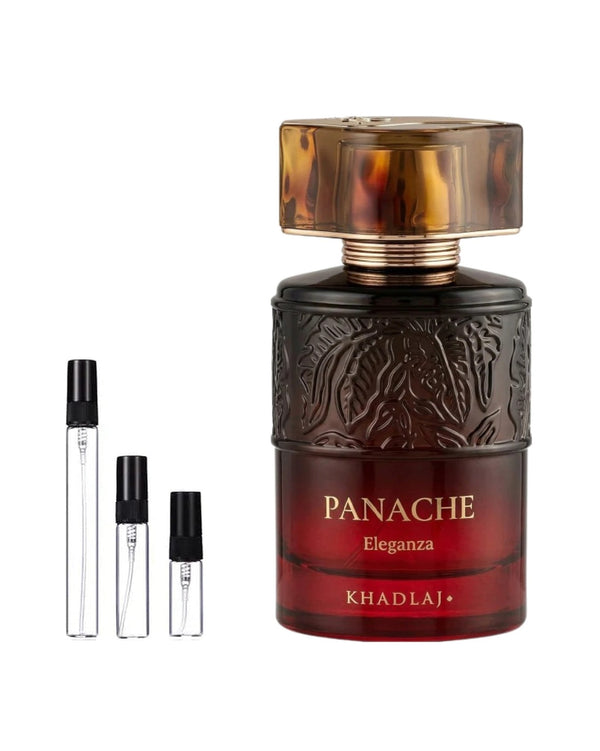 Khadlaj Panache Eleganza sample – decant in a glass spray vial (2, 5 or 10 ml)