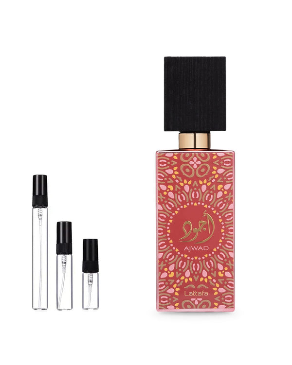 Lattafa Ajwad Pink To Pink sample – decant in a glass spray vial (2, 5 or 10 ml)