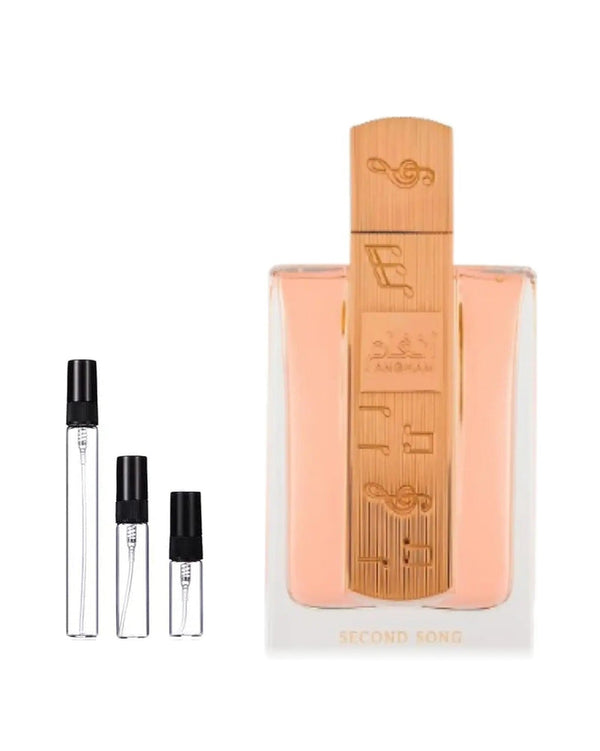 Lattafa Angham Second Song sample – decant in a glass spray vial (2, 5 or 10 ml)