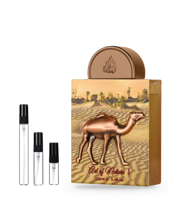 Lattafa Art Of Nature I sample – decant in a glass spray vial (2, 5 or 10 ml)
