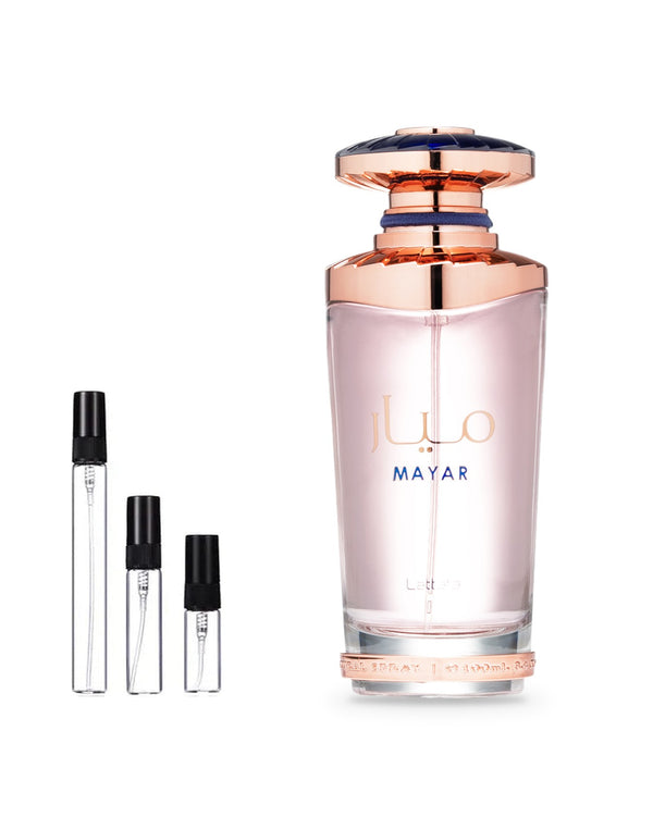 Lattafa Mayar sample – decant in a glass spray vial (2, 5 or 10 ml)