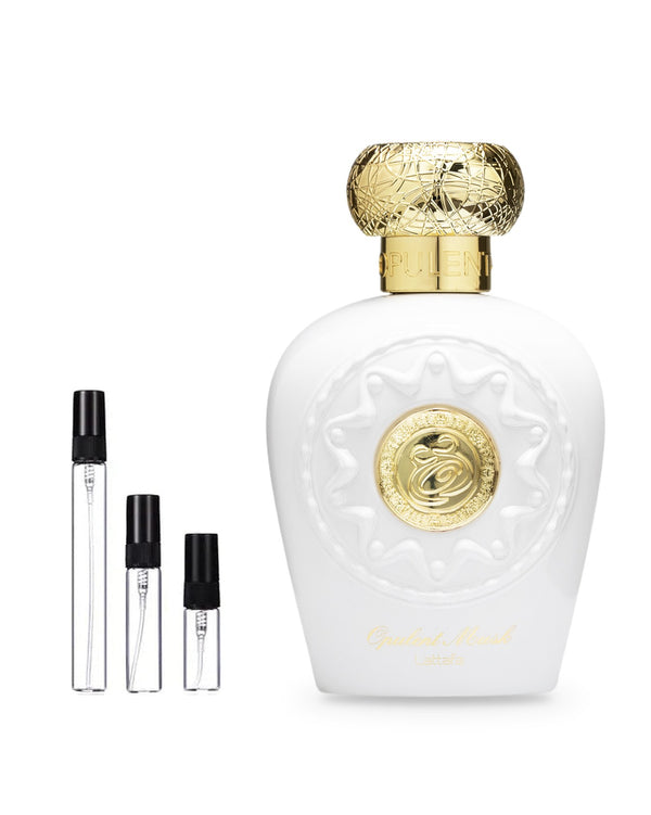 Lattafa Opulent Musk sample – decant in a glass spray vial (2, 5 or 10 ml)