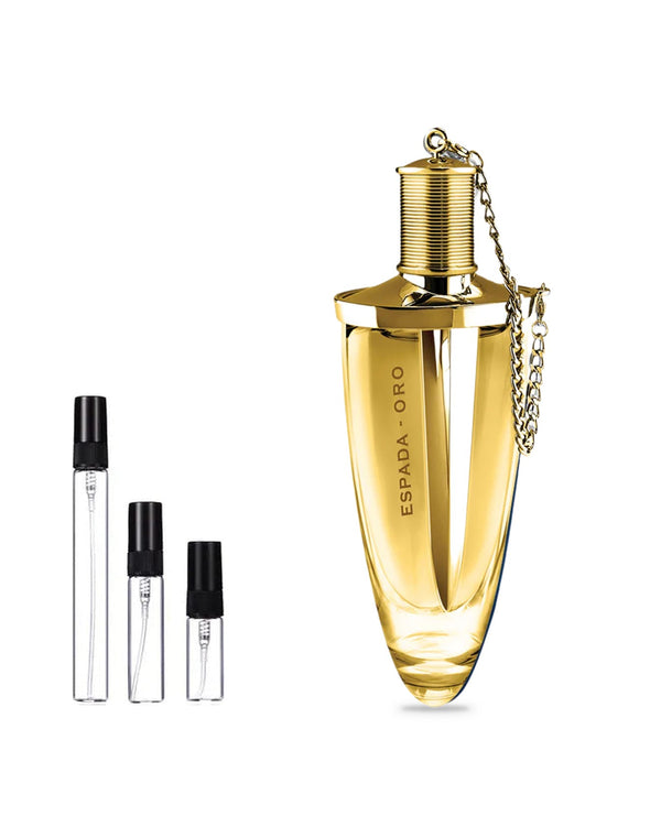 Le Chameau Espada Oro sample – decant in a glass spray vial (2, 5 or 10 ml)
