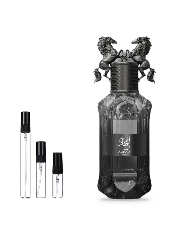 Le Falcone Amjaad Glory sample – decant in a glass spray vial (2, 5 or 10 ml)