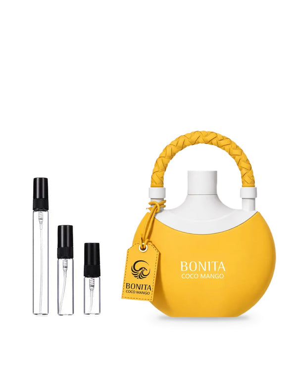 Le Falcone Bonita Coco Mango sample – decant in a glass spray vial (2, 5 or 10 ml)
