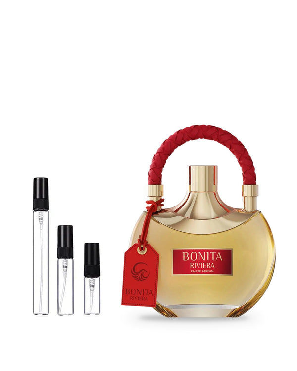 Le Falcone Bonita Riviera sample – decant in a glass spray vial (2, 5 or 10 ml)