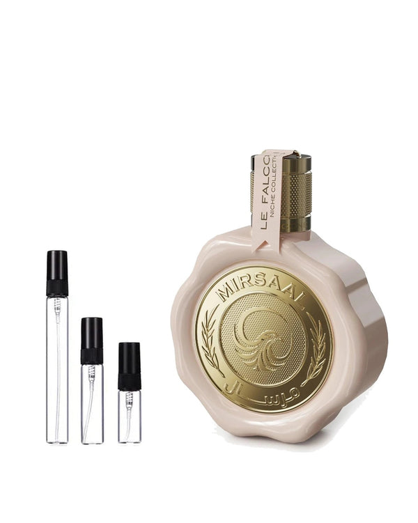 Le Falcone Mirsaal Passion sample – decant in a glass spray vial (2, 5 or 10 ml)