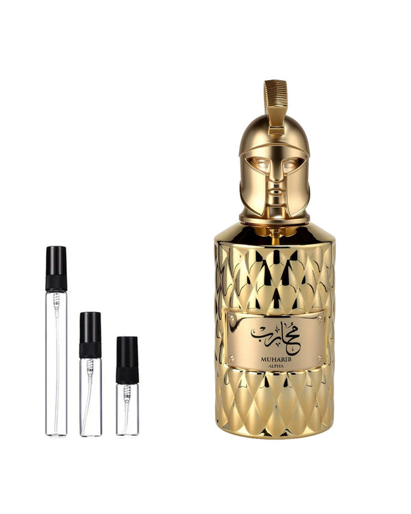 Le Falcone Muharib Alpha sample – decant in a glass spray vial (2, 5 or 10 ml)