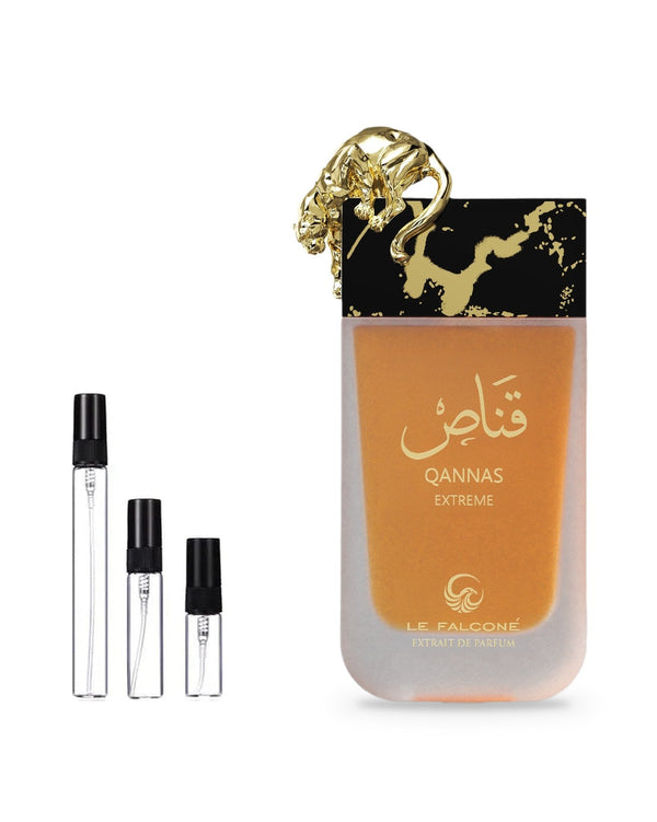 Le Falcone Qannas Extreme sample – decant in a glass spray vial (2, 5 or 10 ml)